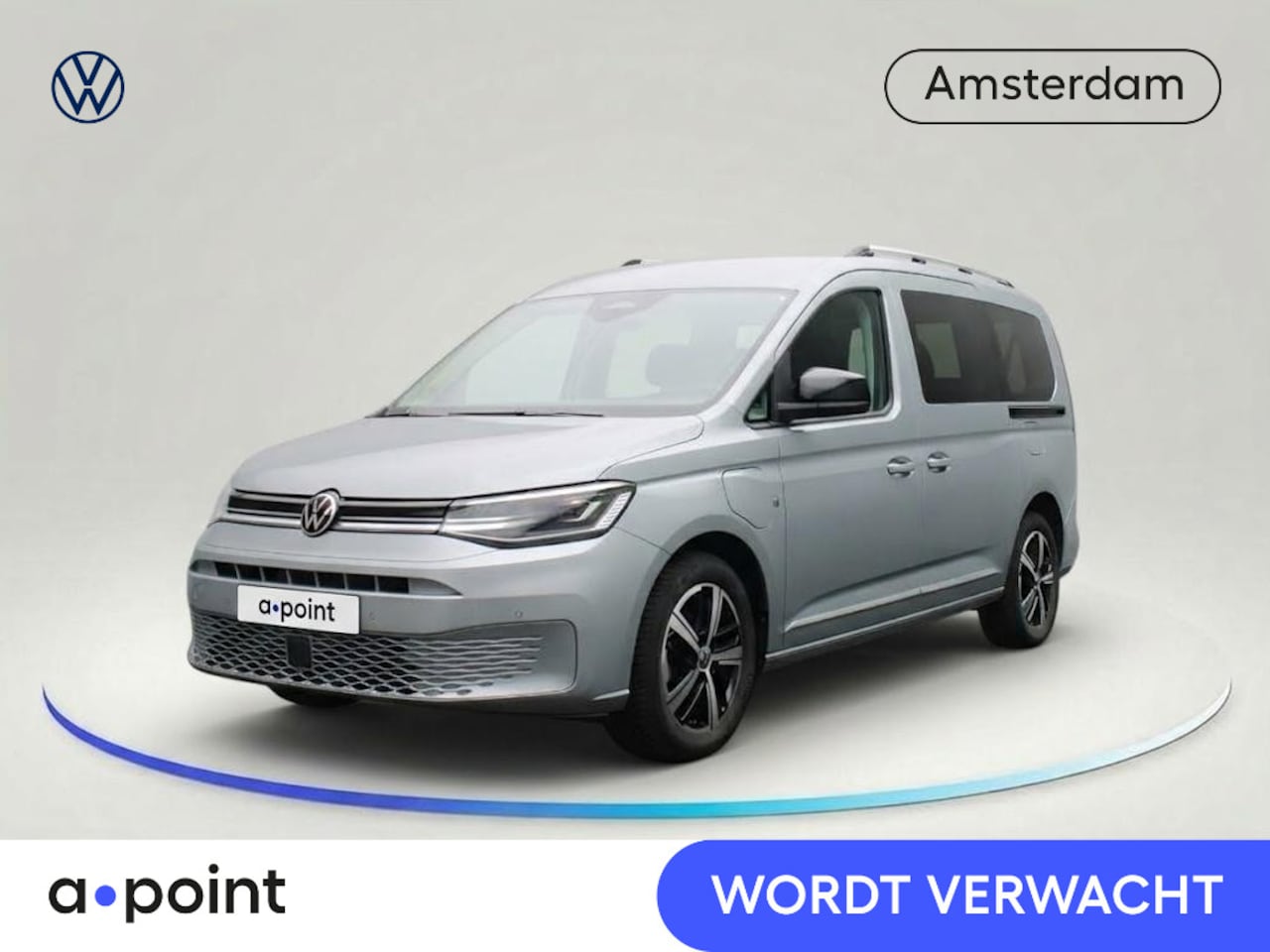 Volkswagen Caddy Maxi - 1.5 TSI Hybride Style 150PK | 7 PERSOONS | Navigatie "| Stoel- en stuurverwarming | Velour - AutoWereld.nl
