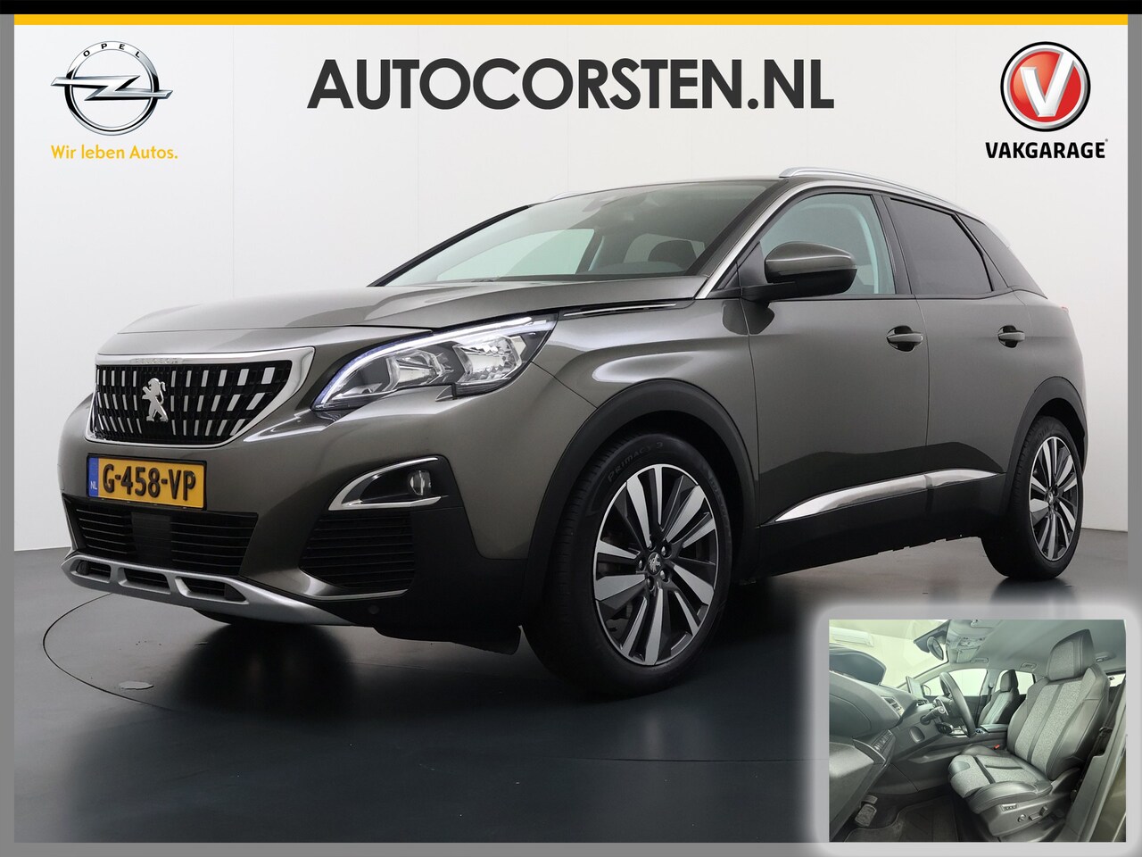 Peugeot 3008 - 131PK AUT-8 Navi 360°Camera Elektr.Stoel+Geheugen Apple Carplay Android Trekhaak Ergo-Comf - AutoWereld.nl