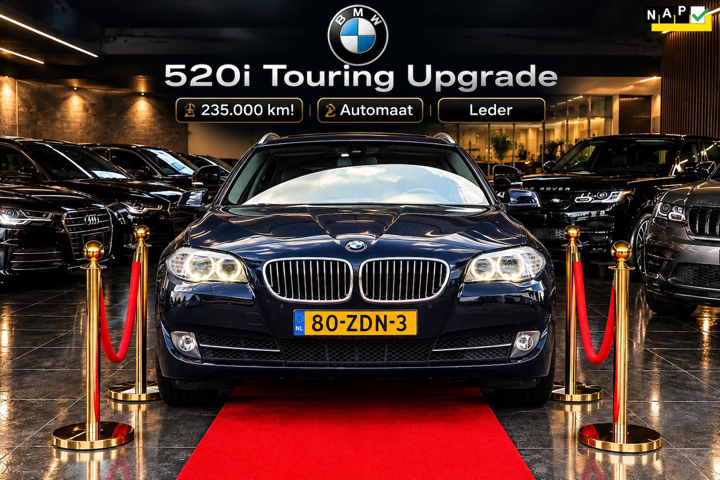BMW 5-serie Touring - 520i Upgrade Edition AUTOMAAT - AutoWereld.nl