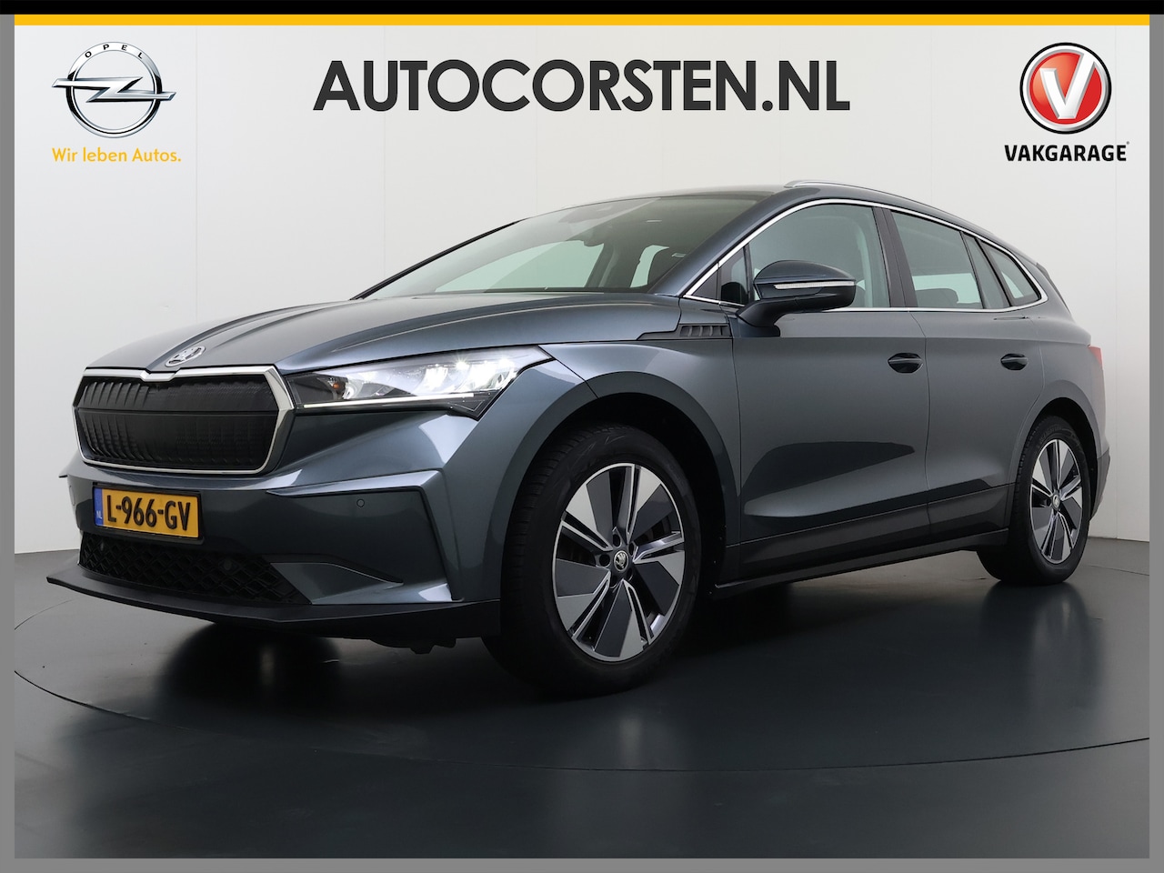 Skoda Enyaq iV - 80 204PK Trekhaak Warmtepomp Stuur+Stoelverwarming 3-Zone Ecc Camera Apple Carplay Android - AutoWereld.nl