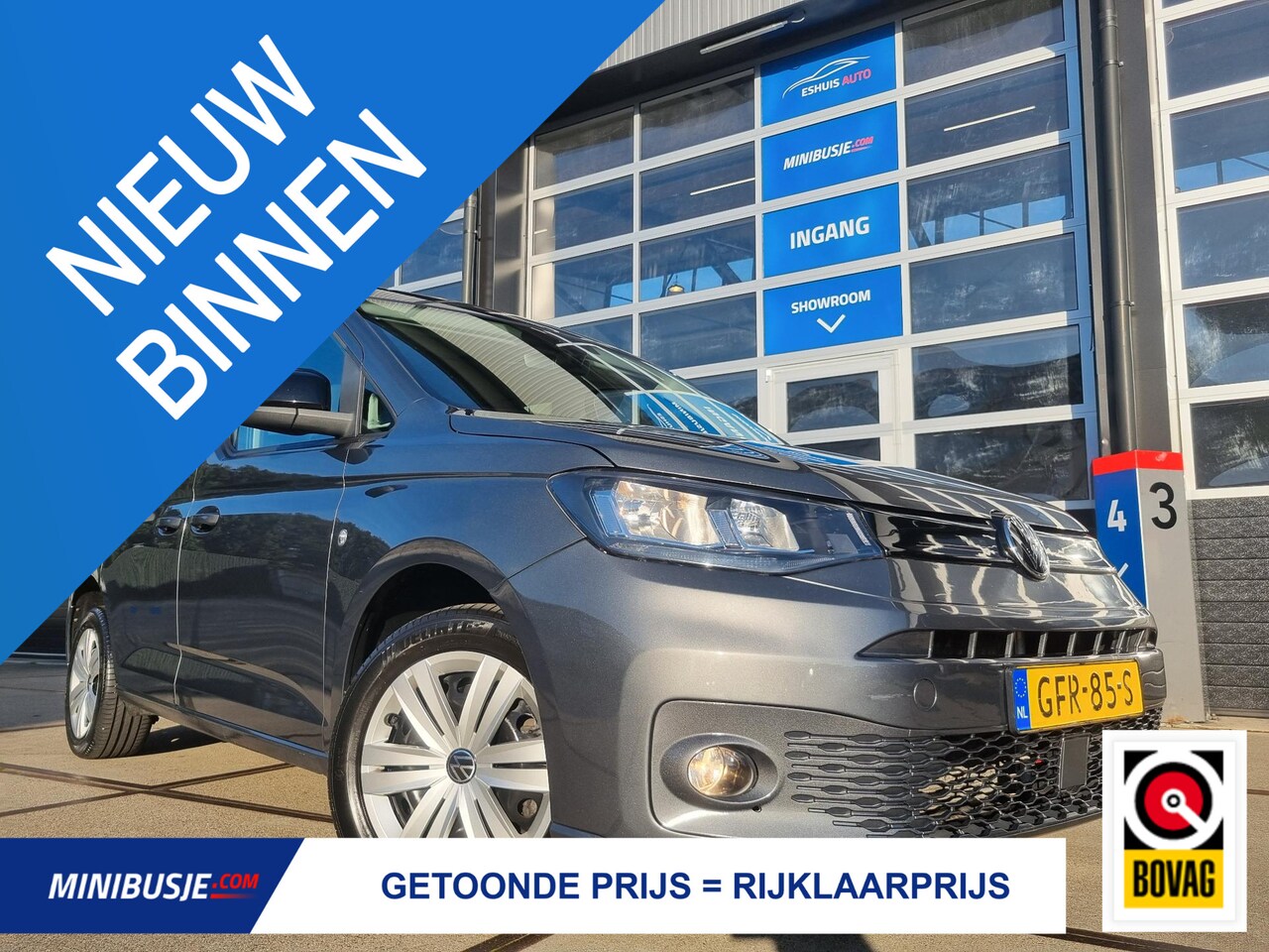 Volkswagen Caddy - 1.5 TSI DSG-Aut. TREKHAAK / NAVI / APP CONNECT / ACC / CRUISE - AutoWereld.nl