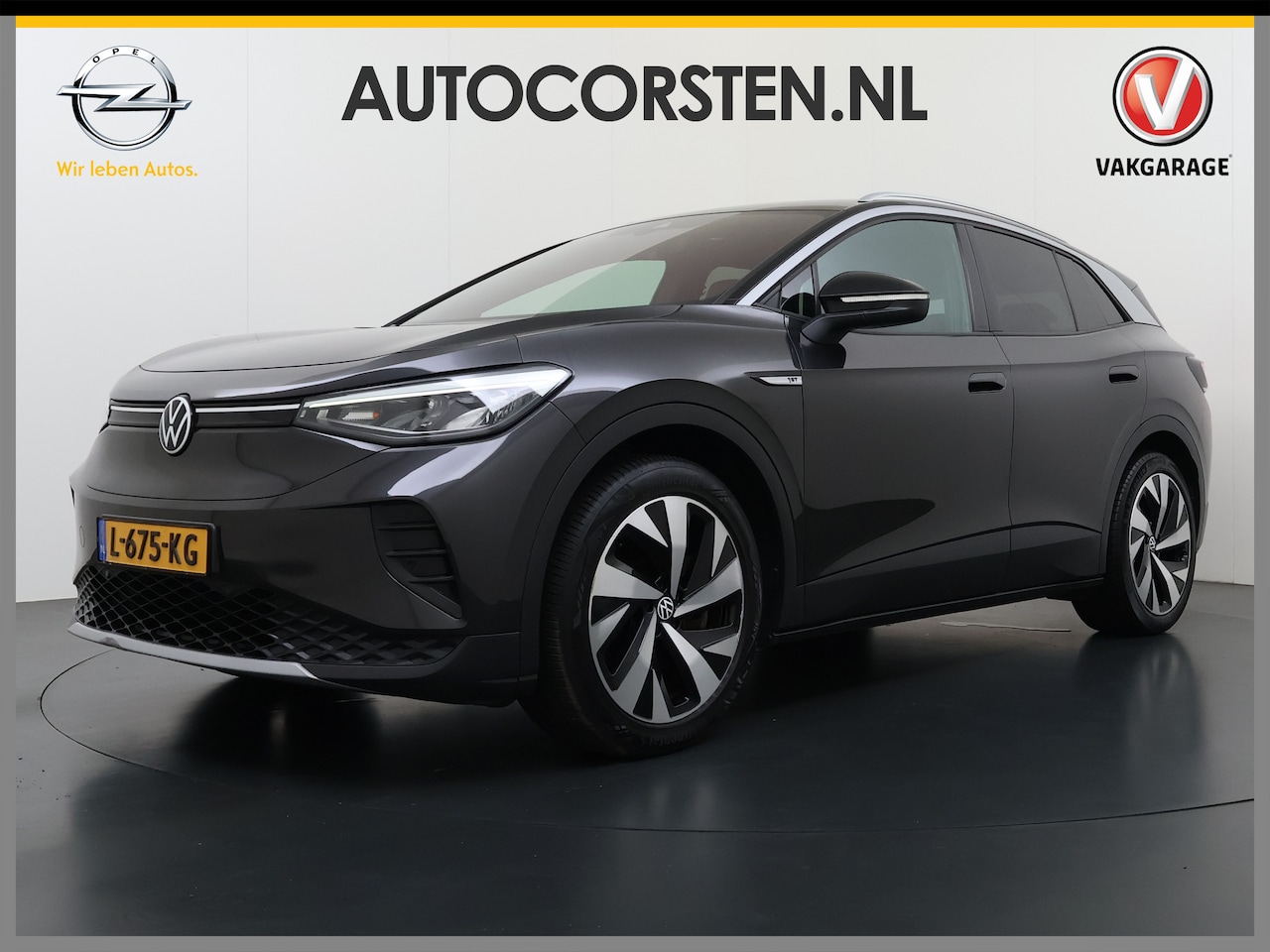 Volkswagen ID.4 - First 82kWh 204PK SOH 90% Trekhaak Warmtepomp Lmv 20" Adap.Cruise Stoel+Stuurverwarming Ca - AutoWereld.nl