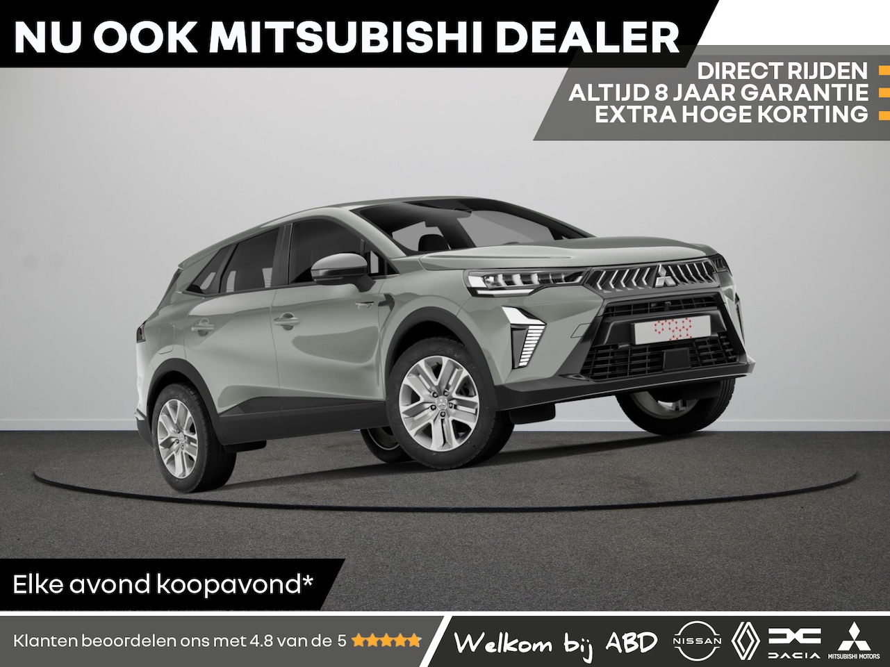 Mitsubishi Grandis - Intense 1.8 HEV | Achteruitrijcamera | Automatic High Beam (AHB) | Climate Control (1 zone - AutoWereld.nl