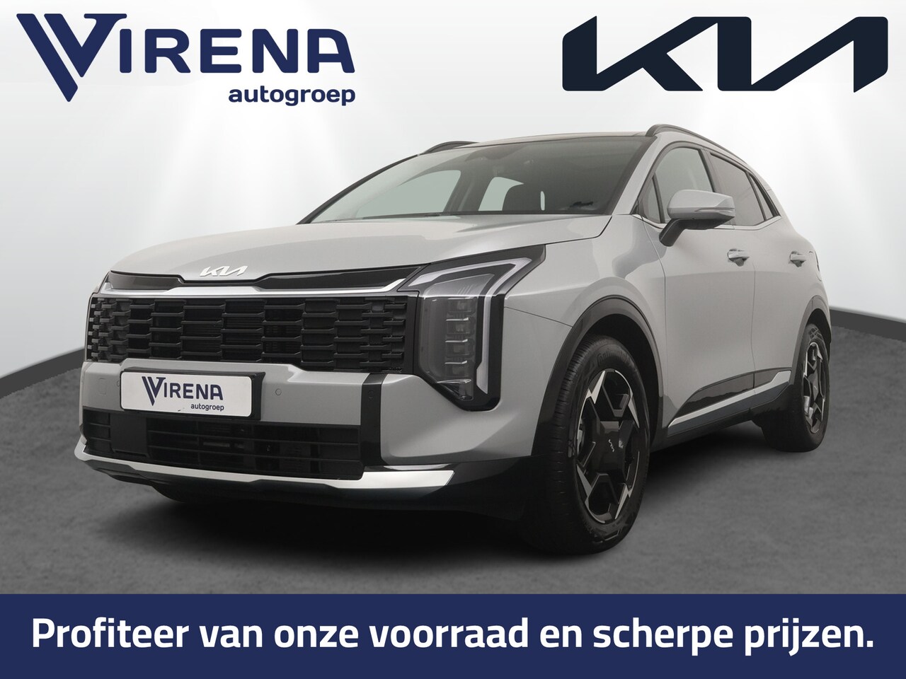 Kia Sportage - 1.6 T-GDi Hybrid DynamicPlusLine - Schuif-/kanteldak - Stoel-/stuurverwarming - Climate Co - AutoWereld.nl