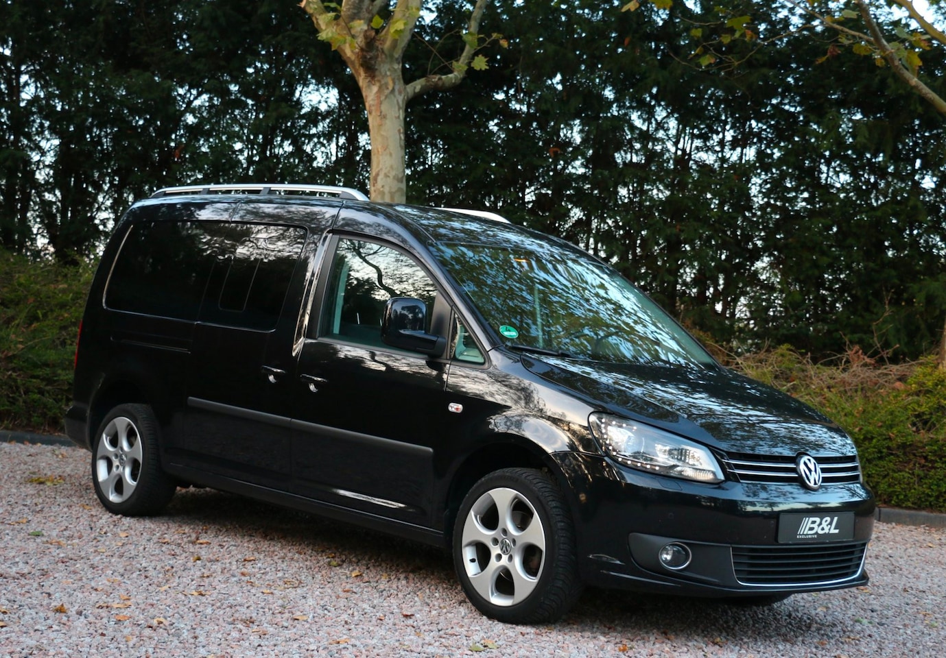 Volkswagen Caddy Maxi - 1.6 TDI Aut DSG Marge Dubbele Cabine grijs kenteken voor invalide vervoer Trekhaak Led Xen - AutoWereld.nl