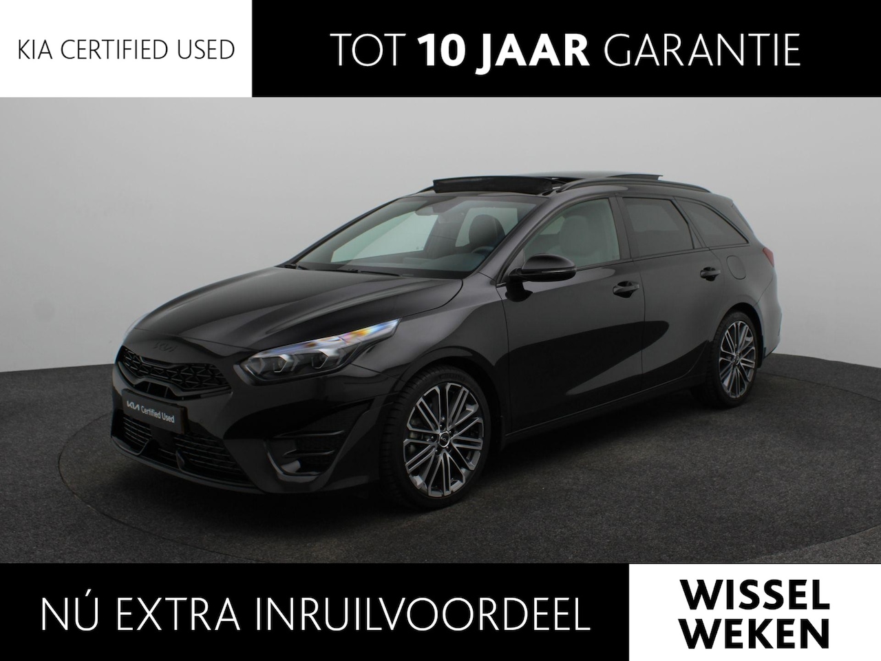 Kia Cee'd Sportswagon - Ceed 1.5 T-GDi GT-PlusLine | Pano Dak | LM Velgen 18" | Black Pack | Elktr Klep | HiFi - AutoWereld.nl