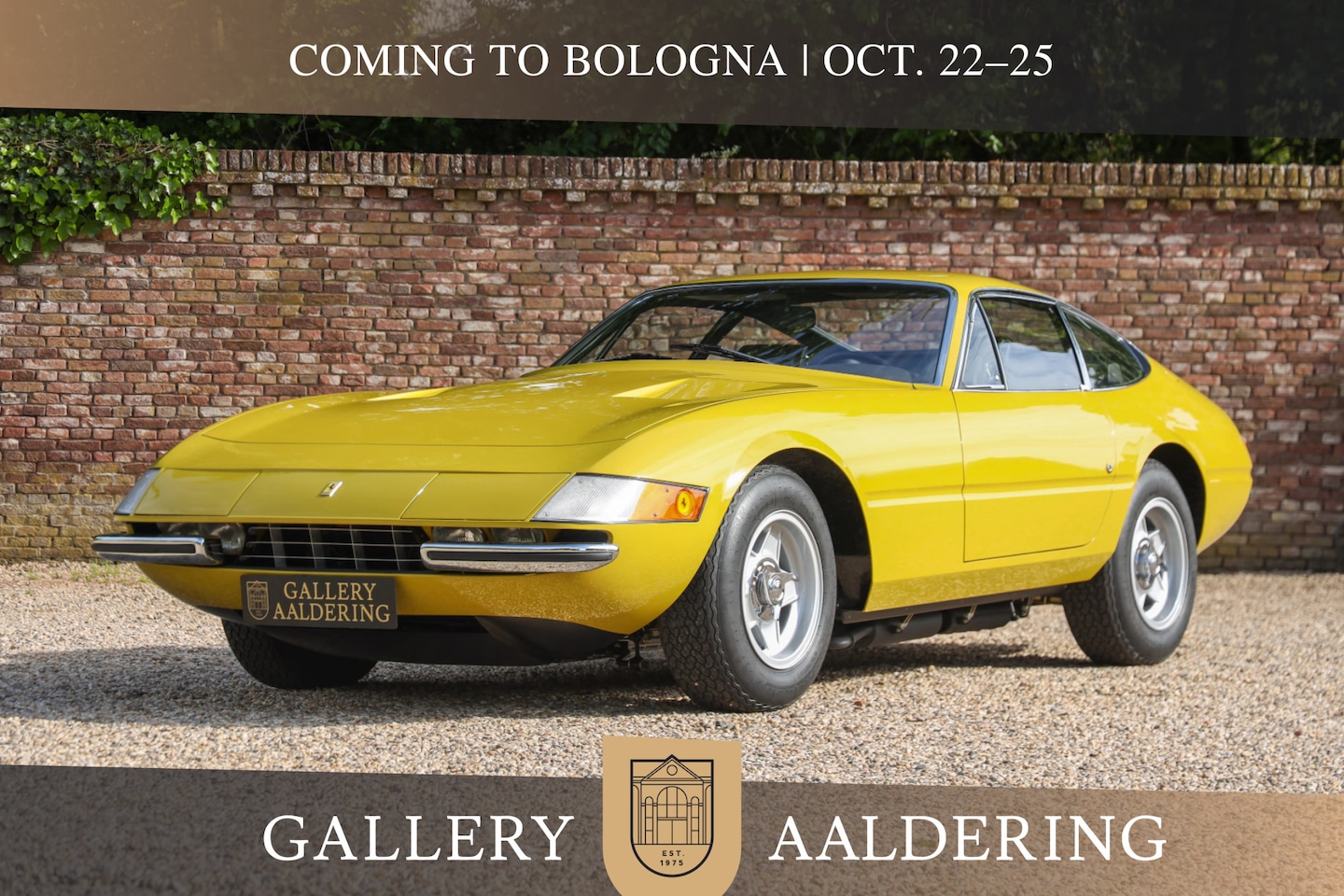Ferrari 365 - GTB/4 Daytona "Left the factory in Giallo Senape" “Giallo Senape” - only 9 were ever deliv - AutoWereld.nl