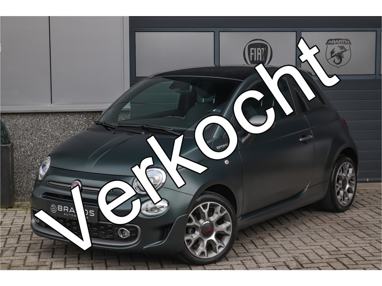 Fiat 500 - 1.0 Hybrid Sport Full option Speciale kleur Garantie - AutoWereld.nl