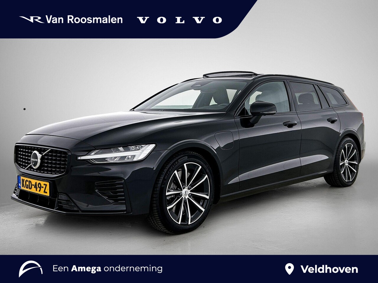 Volvo V60 - 2.0 T8 Plug-in hybrid AWD Plus Dark Memory | Pano | H&K | BLIS | Sport Interieur | - AutoWereld.nl