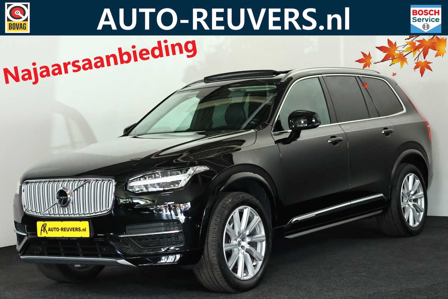 Volvo XC90 - 2.0 T5 AWD Inscription Navi / Opendak / Trekhaak / Carplay / Pilot Assist / HUD / Leder - AutoWereld.nl