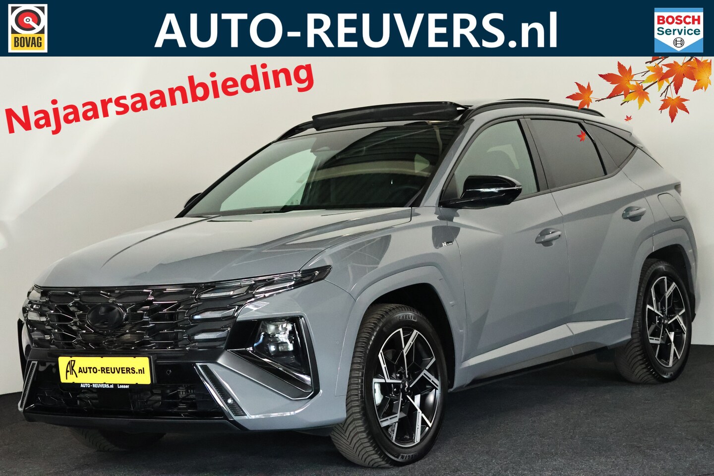 Hyundai Tucson - 1.6 T-GDI PHEV N Line Sky Navi / ACC / Pano / Carplay / 360 cam - AutoWereld.nl