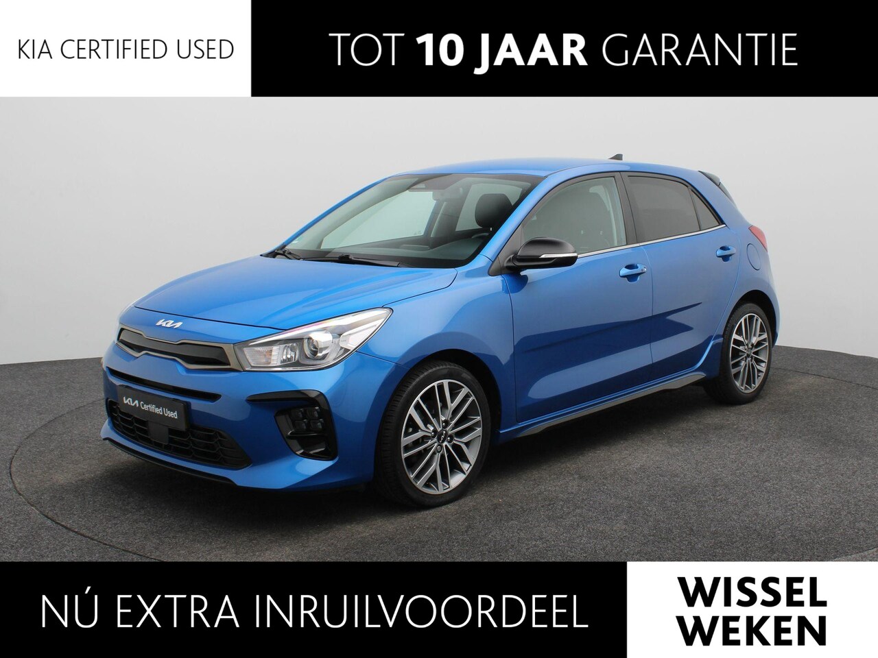 Kia Rio - 1.0 T-GDi MHEV GT-Line | Airco | Navi | Camera | Parkeerhulp | Lm Velgen | - AutoWereld.nl
