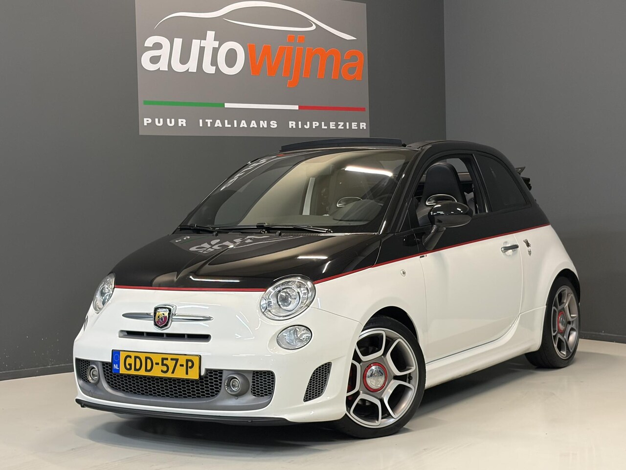 Fiat 500 C - 1.4 T-Jet Abarth 160pk 595 Turismo Xenon, Interscope HiFi - AutoWereld.nl