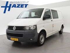 Volkswagen Transporter - 2.0 TDI 140 PK L2H1 5-PERS DUBBEL CABINE + TREKHAAK | CRUISE CONTROL | AIRCO