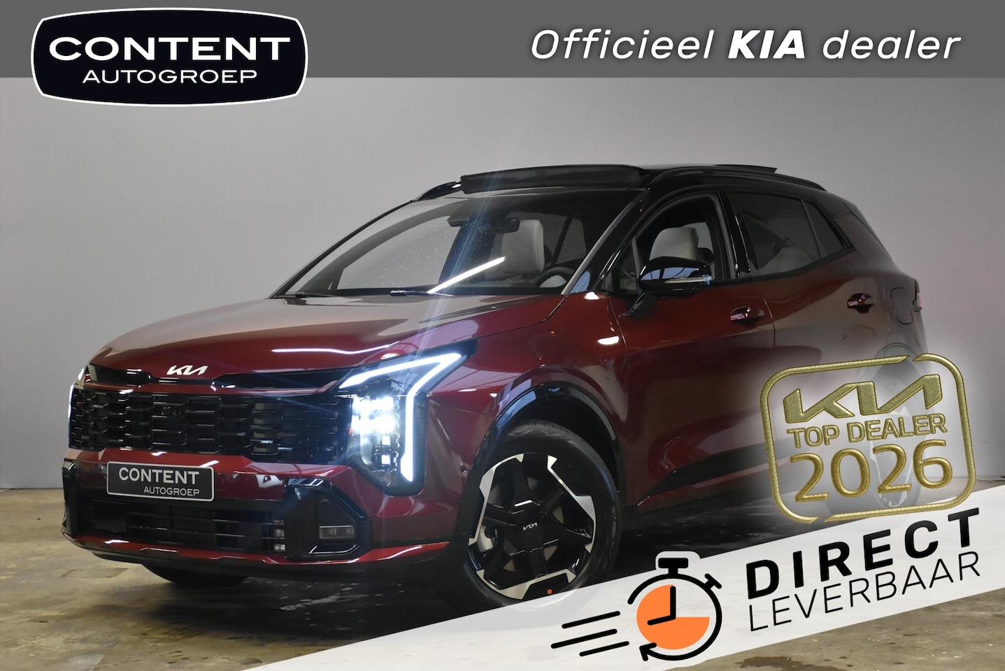 Kia Sportage - 1.6 T-GDi 239pk Hybrid AT6 GT-PlusLine DIRECT LEVERBAAR - AutoWereld.nl