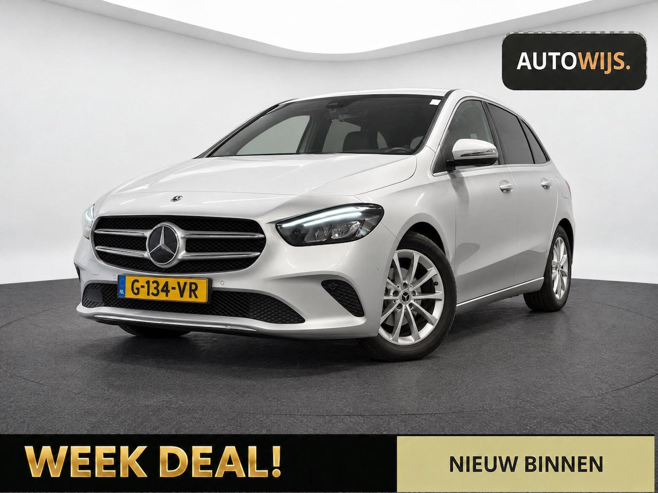 Mercedes-Benz B-klasse - 180 Launch Edition Premium Plus|AUT|CRUISE|CAMERA|NAVI|LED - AutoWereld.nl