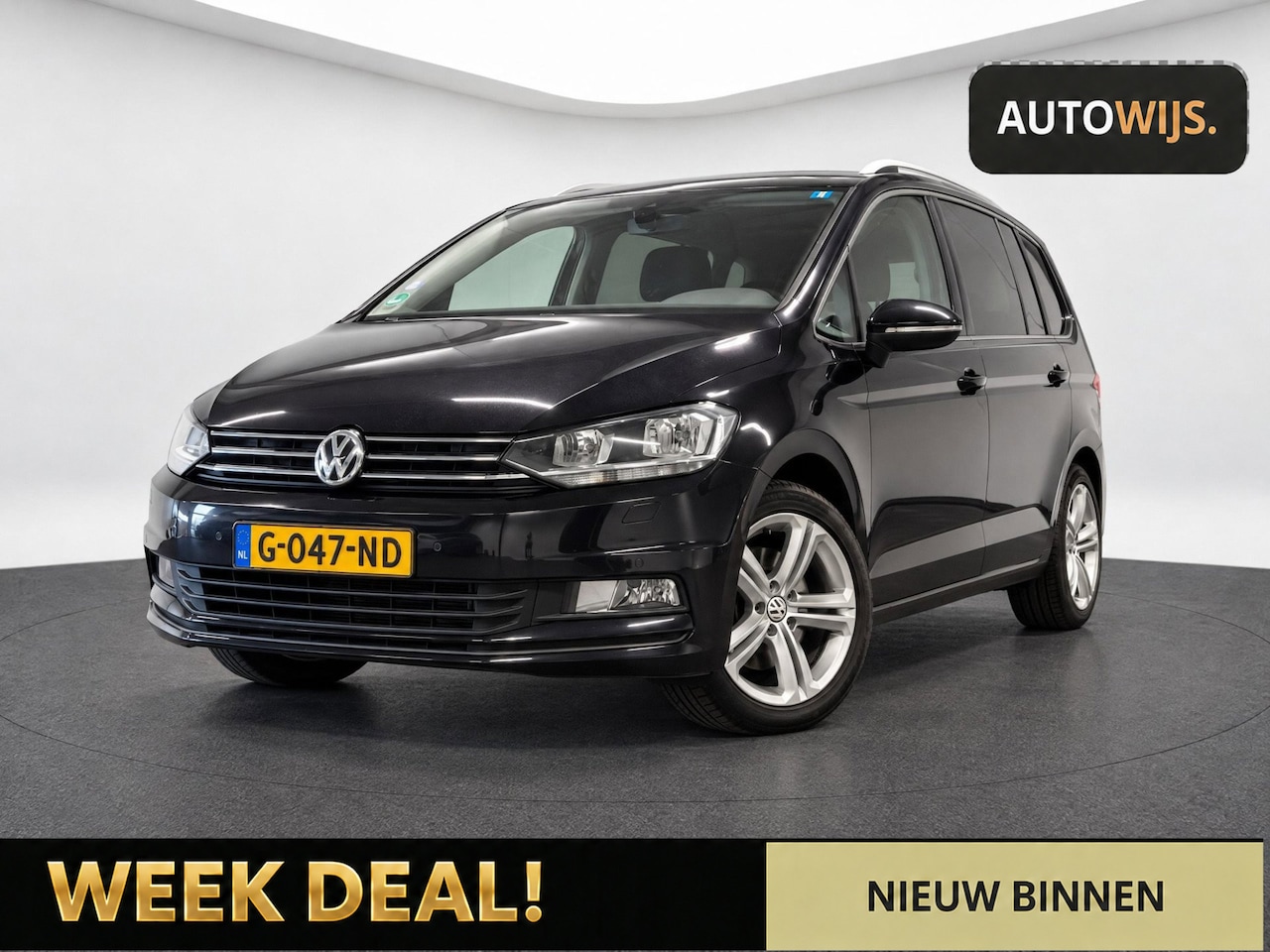 Volkswagen Touran - 1.4 TSI Highline 7p|7 Persoons|CAMERA|TREKHAAK|STOELVERW - AutoWereld.nl