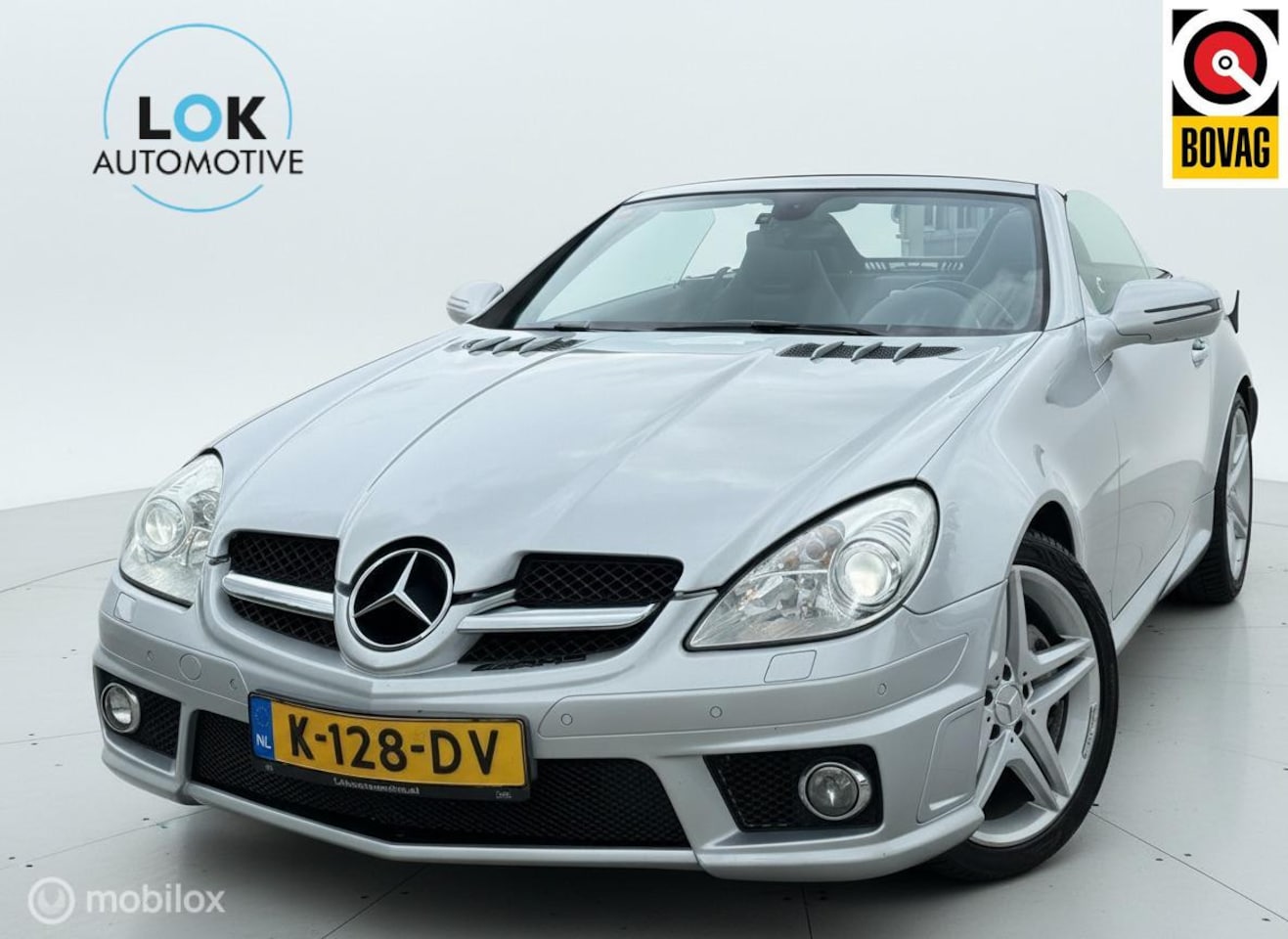 Mercedes-Benz SLK-klasse - 350 Prestige Plus AMG CABRIO LEDER|H&K| - AutoWereld.nl
