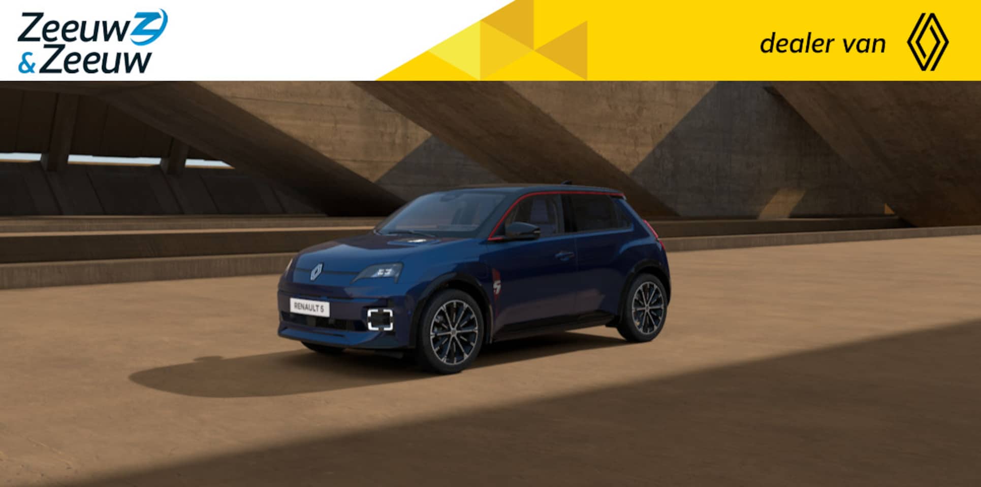 Renault 5 - comfort range iconic cinq 52 kWh Nu uit voorraad leverbaar met € 3.500,- Zeeuw en Zeeuw ko - AutoWereld.nl