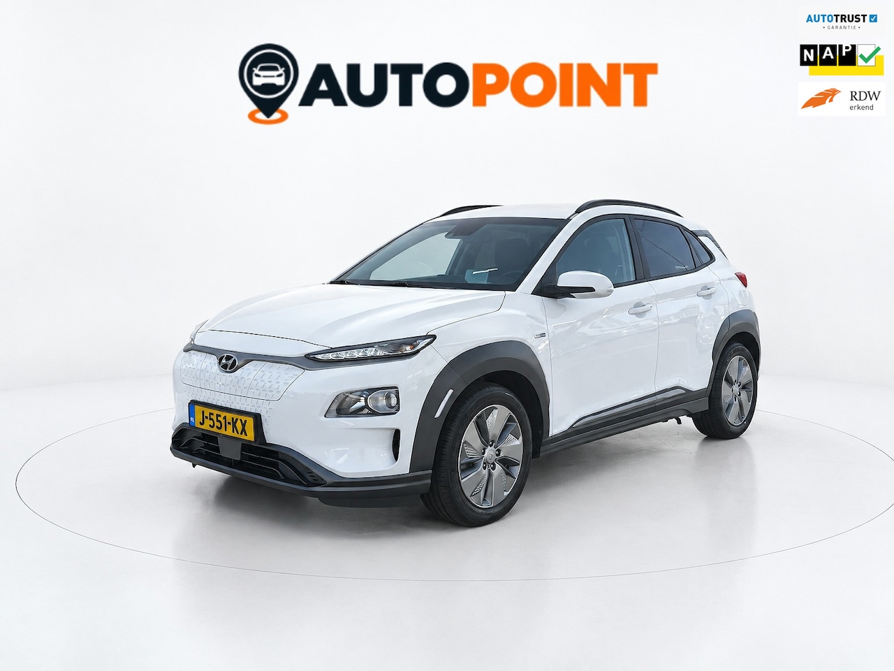 Hyundai Kona Electric - EV Fashion 64 kWh FASE3 SOH 100% |1E EIG|DEALEROND|HEADSUP|CAMERA|LEDER|BLIS|KEYLESSGO|PRE - AutoWereld.nl