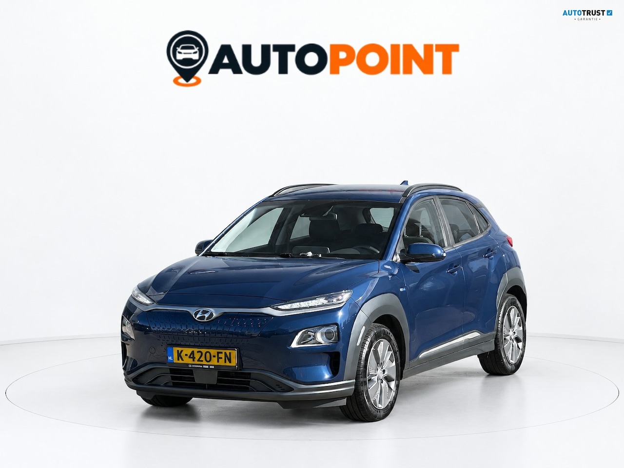 Hyundai Kona Electric - EV Comfort 64 kWhSOH 100% FASE 3|APPLECARPLAY|CAMERA|ADAPTIVE CRUISE CONTROL|LANE ASSIST|P - AutoWereld.nl