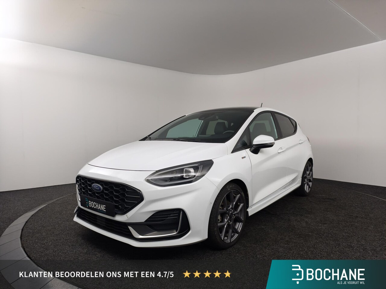 Ford Fiesta - 1.0 EcoBoost Hybrid ST-Line Vignale | stoelverwarming | achteruitrijcamera | navigatie | - AutoWereld.nl