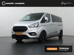 Ford Transit Custom - 320 2.0 TDCI | AUT. | PLATINUM | DUBBELE CABINE | 2X ZIJSCHUIFDEUR | LEDEREN BEKLEDING | P