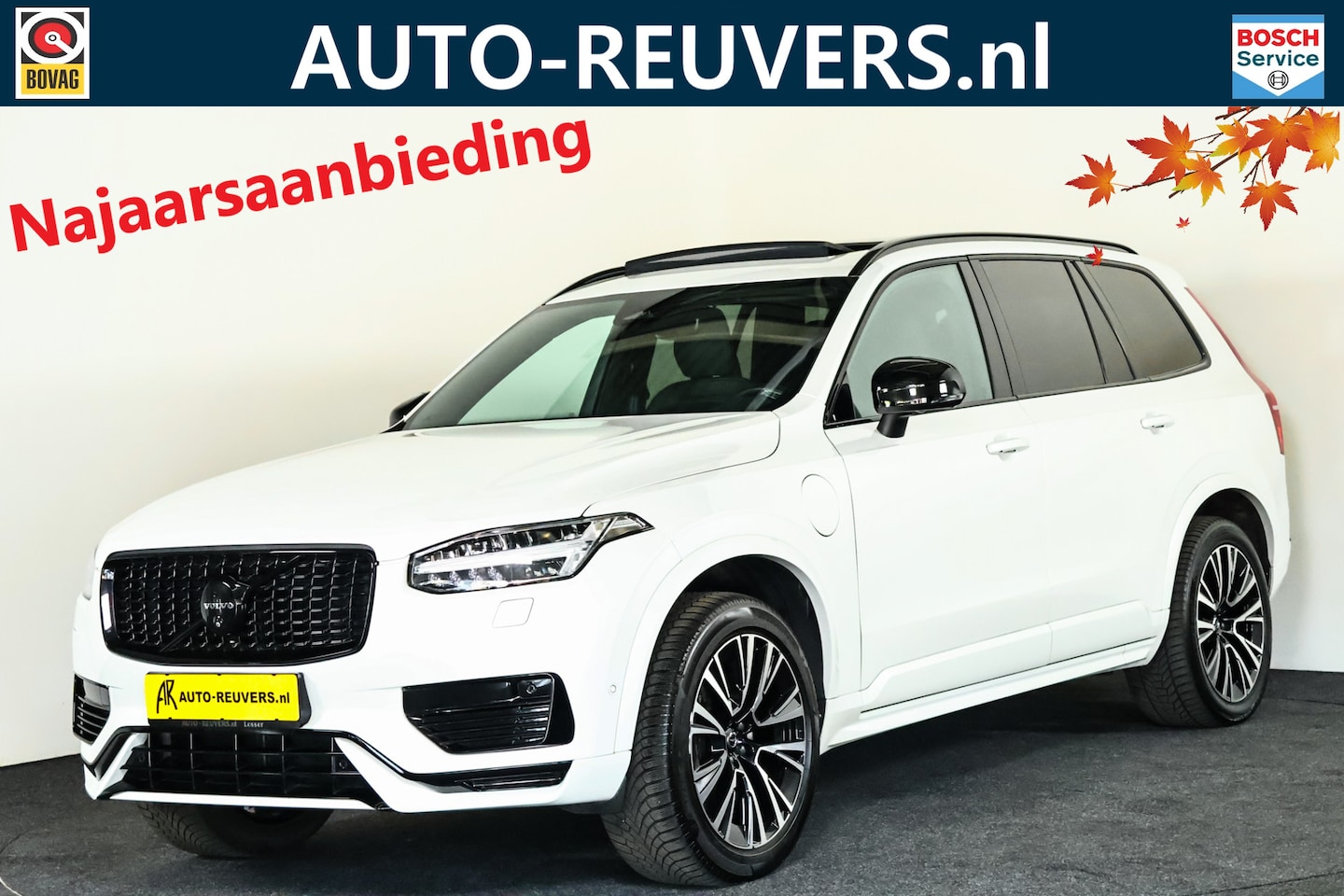 Volvo XC90 - 2.0 T8 Recharge AWD Ultimate Dark Navi / HUD / Memory / Pano / ACC / BLIS - AutoWereld.nl