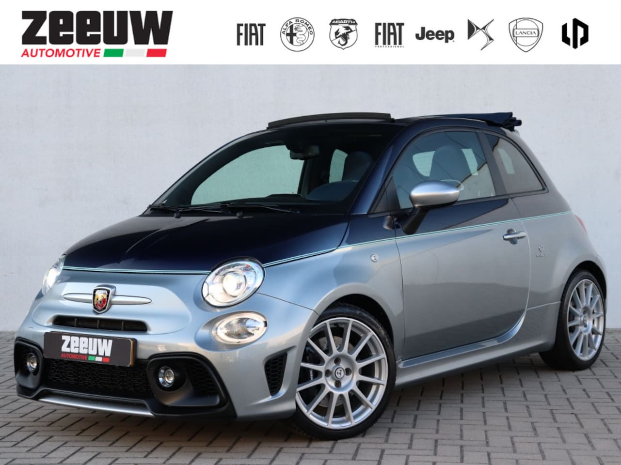 Abarth 595 - Cabrio 1.4 T-Jet 180 PK Rivale | Akrapovic | Beats | Xenon | 17" - AutoWereld.nl