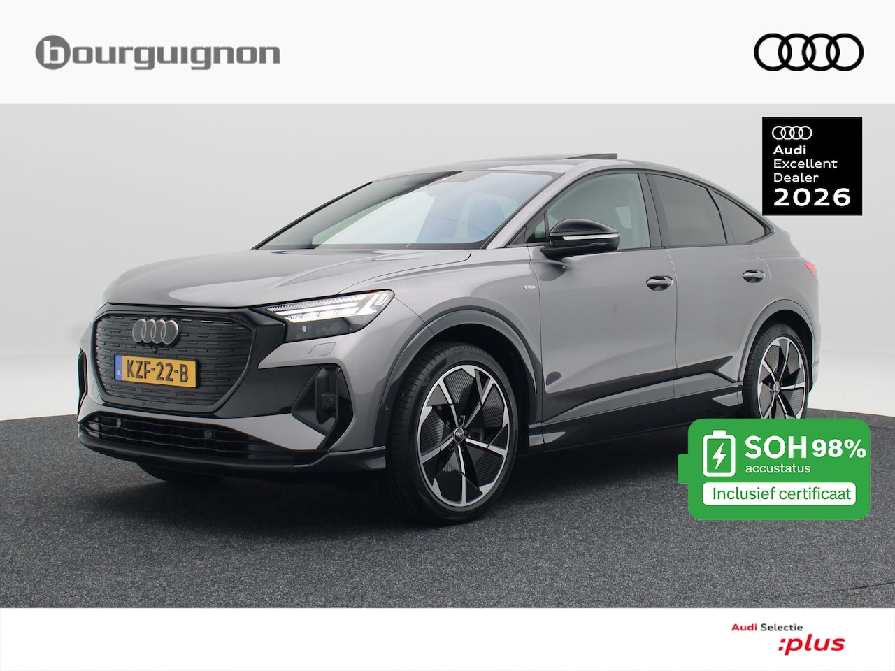Audi Q4 Sportback e-tron - 45 quattro S edition 82 kWh 286 Pk | Leder | Trekhaak | Sonos Audio | Panoramadak | 360 Ca - AutoWereld.nl