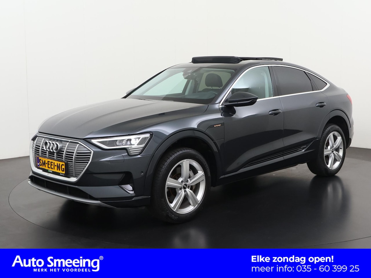 Audi e-tron - 55 quattro Advanced Plus 95 kWh | SOH 94% | Valcona Leder | Panoramadak | Head Up | Zondag - AutoWereld.nl