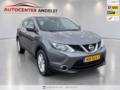 Nissan Qashqai - 1.2 Acenta, Trekhaak, Navi, Cruise/Climate control, Elektr ramen, Bluetooth, Pdc, 2e eig a