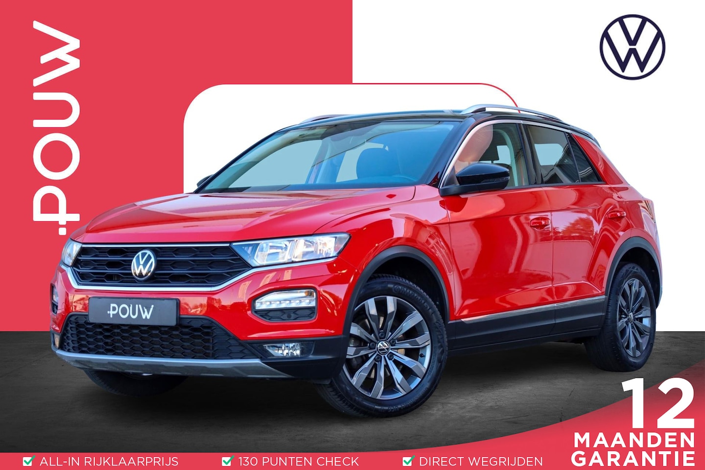 Volkswagen T-Roc - 1.0 TSI 110pk Style | Achteruitrijcamera | Adaptive Cruise | Apple Carplay/Android Auto - AutoWereld.nl