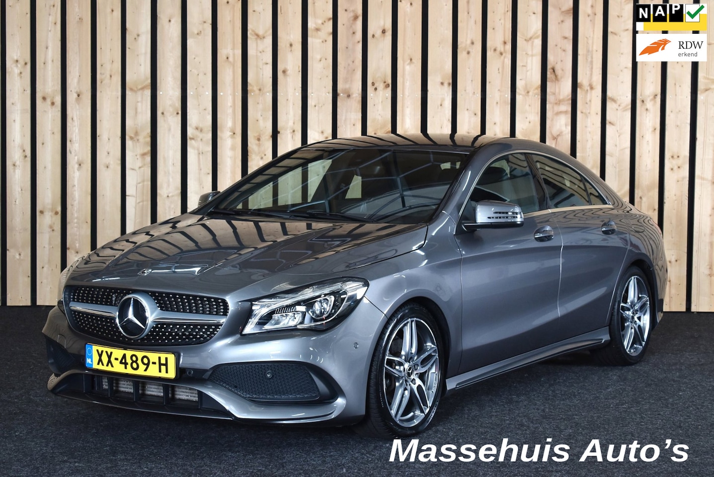Mercedes-Benz CLA-Klasse - 180 AMG 62dkm Trekhaak Dealerauto NL-auto LED Stoelverw. 18"4S + Nwe APK - AutoWereld.nl