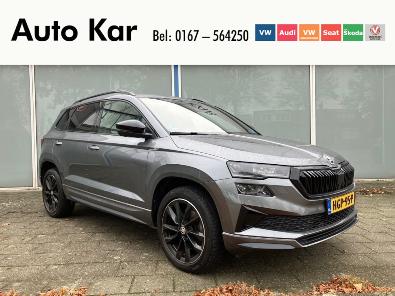 Skoda Karoq - 1.5 TSI ACT automaat Sportline Business Wegklapbare trekhaak Stoelverwarming voor en achte - AutoWereld.nl