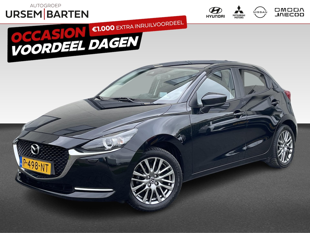 Mazda 2 - 1.5 Skyactiv-G Luxury LED koplampen | Lichtmetalen velgen 16" | Cruise control | Voorstoel - AutoWereld.nl