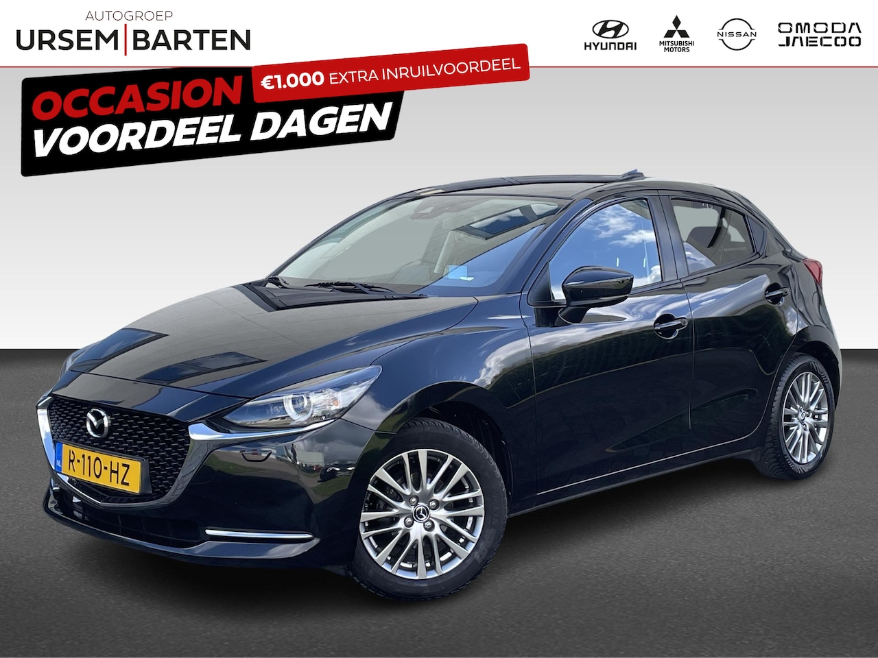 Mazda 2 - 1.5 Skyactiv-G Luxury LED koplampen | Lichtmetalen velgen 16" | Cruise control | Voorstoel - AutoWereld.nl
