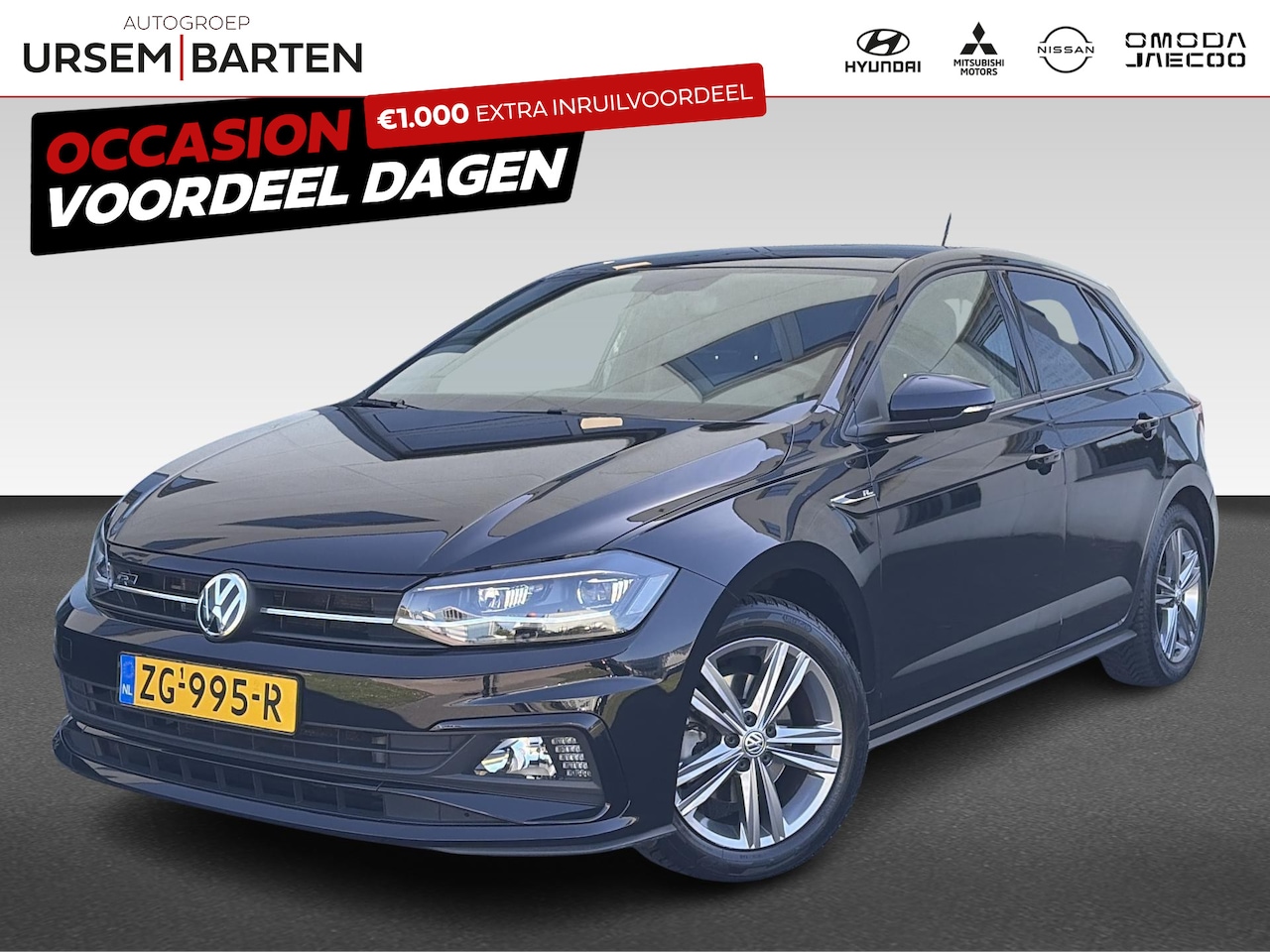 Volkswagen Polo - 1.0 TSI Highline Elektrisch glazen panorama-dak | Elektrisch glazen panorama-dak | Lichtme - AutoWereld.nl