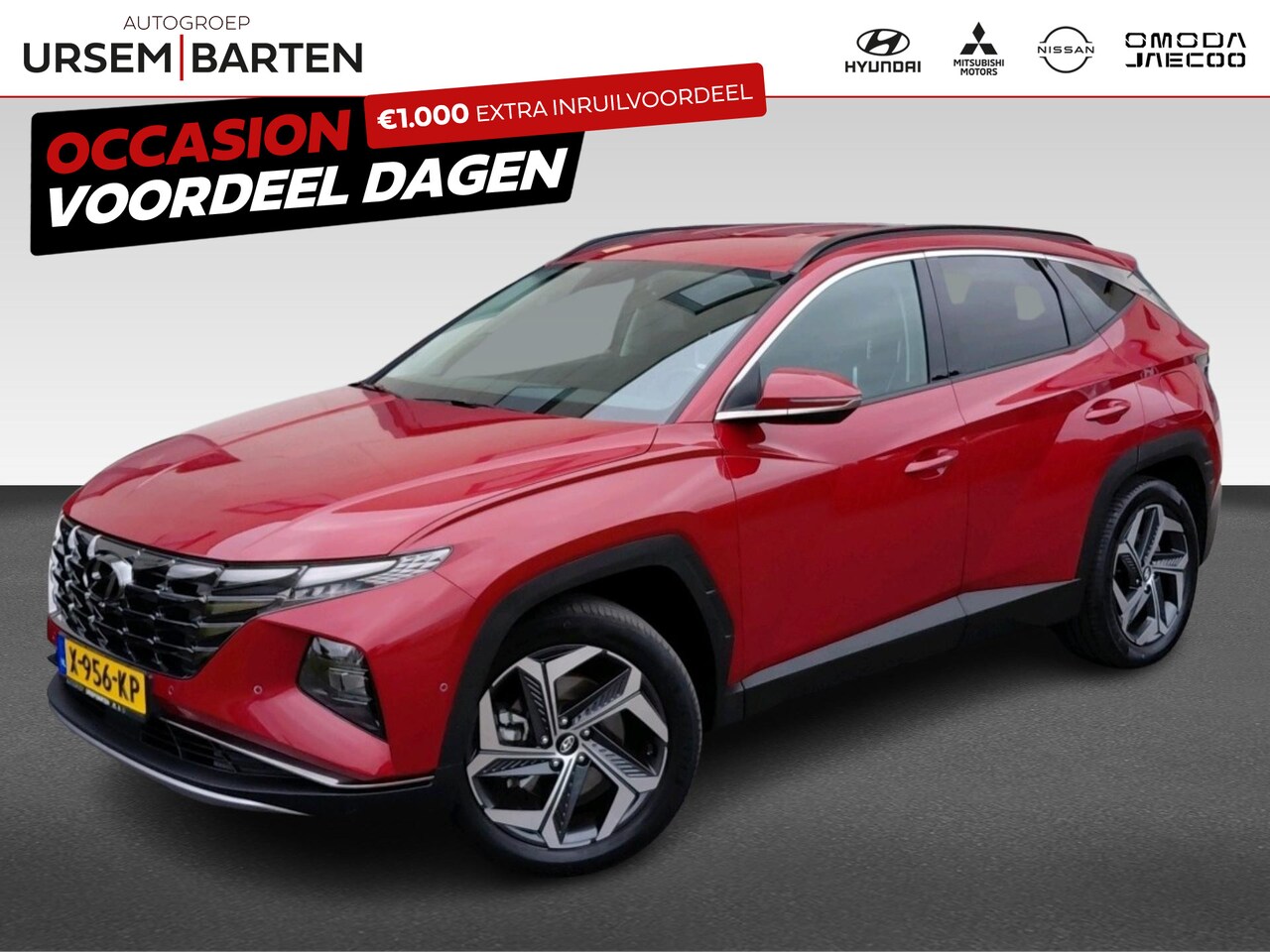 Hyundai Tucson - 1.6 T-GDI PHEV Premium 4WD Leder interieur | Elektrisch bedienbare stoelen | Stoelverwarmi - AutoWereld.nl