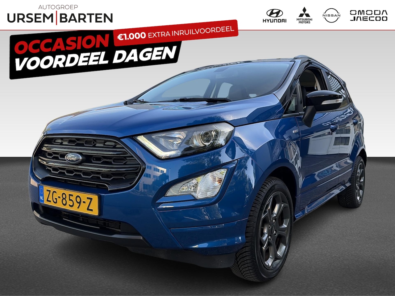 Ford EcoSport - 1.0 EcoBoost ST-Line | Achteruitrijcamera | Airco (automatisch) | Apple Carplay/Android Au - AutoWereld.nl