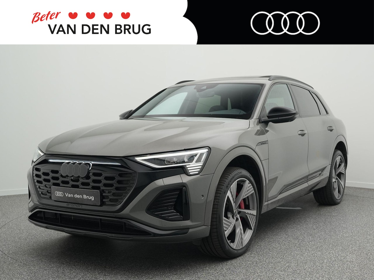 Audi Q8 e-tron - 50 quattro S Edition 95 kWh | Pano | Leder | 22'' velgen | Matrix Led | B&O | Elektr. voor - AutoWereld.nl