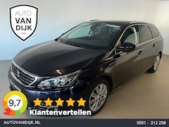 Peugeot 308 SW - 1.2 PureTech Blue Lease Premium PANO AIRCO NAVI CRUISE BLUETOOTH TREKHAAK ELEK RAMEN CENT