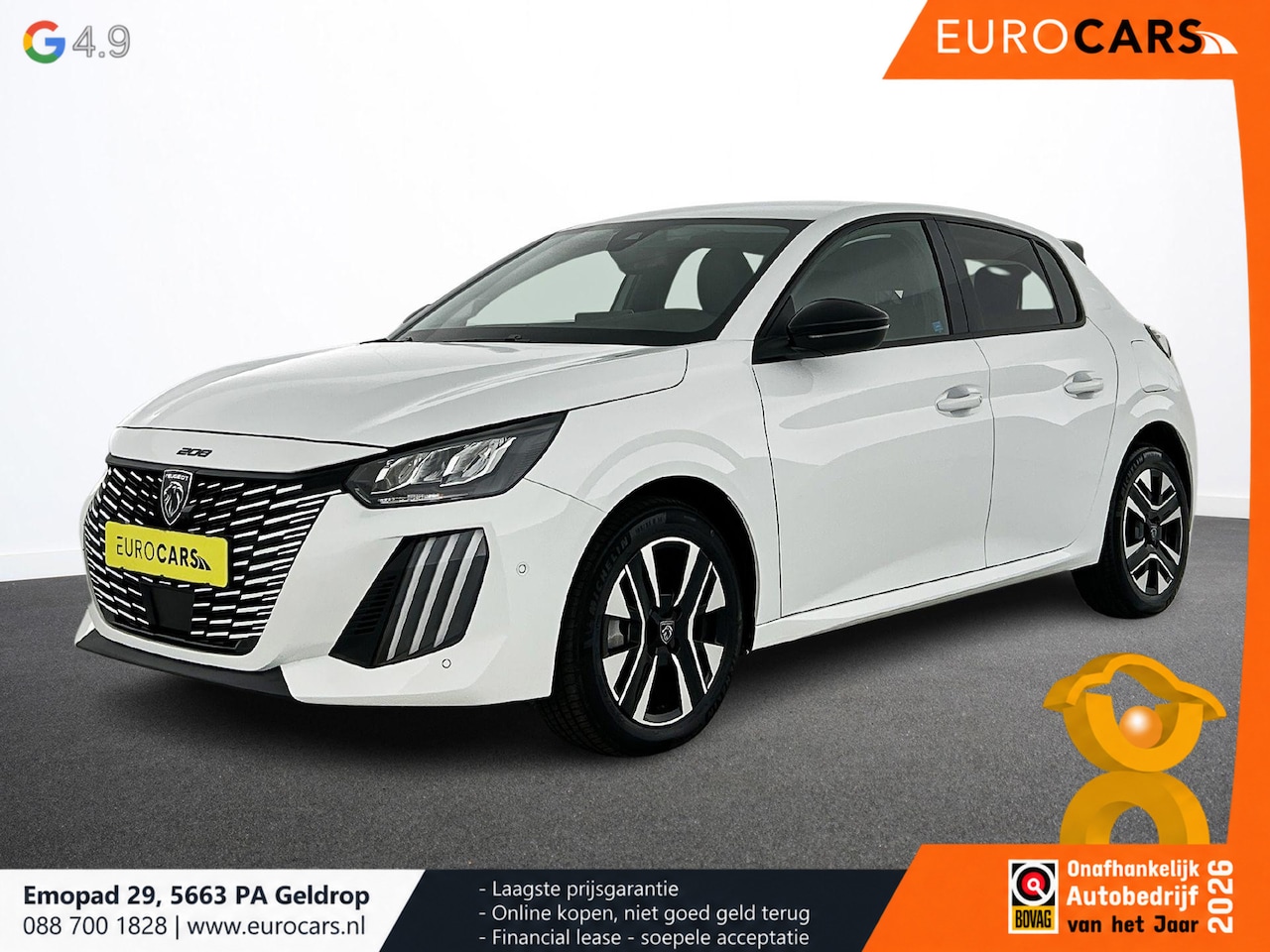 Peugeot 208 - 1.2 Hybrid 100PK Automaat Allure Navigatie Apple Carplay/Android Auto Airco Camera Parkeer - AutoWereld.nl