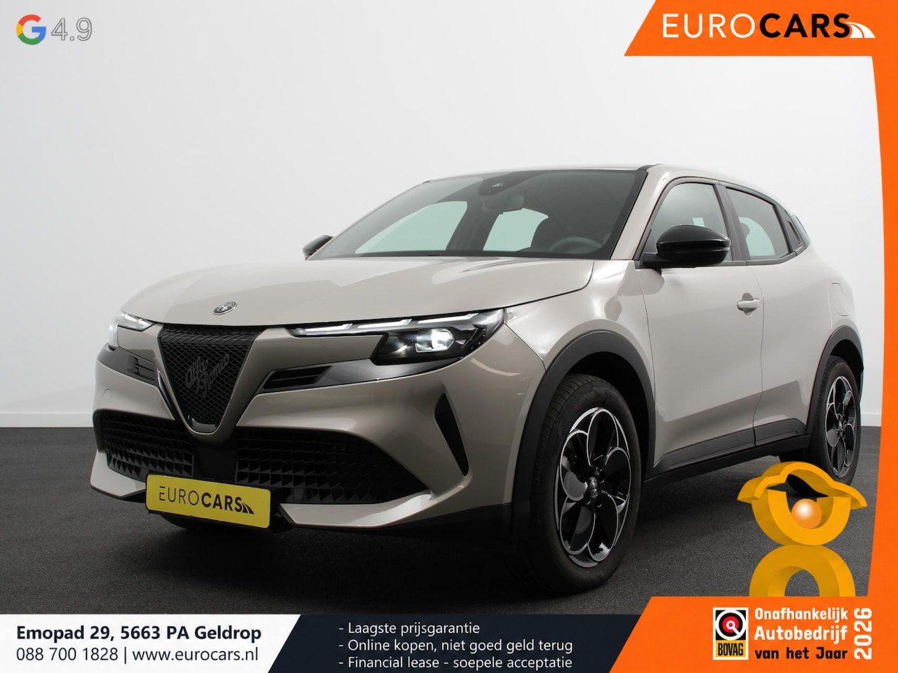 Alfa Romeo Junior - Elettrica Automaat 156PK Adaptieve Cruise Control LMV 18 inch Full Led Matrix Parkeer sens - AutoWereld.nl