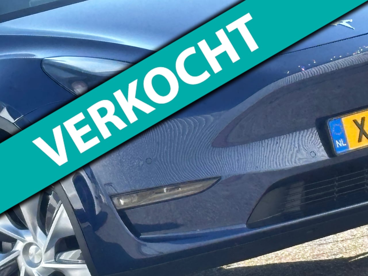Tesla Model Y - Long Range AWD 75 kWh - Deep Blue Metallic - Trekhaak/Panorama/91,9%SOH - AutoWereld.nl