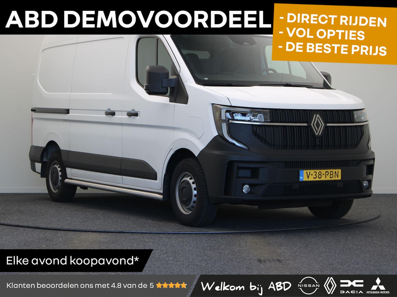 Renault Master E-Tech - T35 L2H2 Extra long range 87 kWh | 2450 kg Trekgewicht Geremd | Apple Carplay / Android Au - AutoWereld.nl