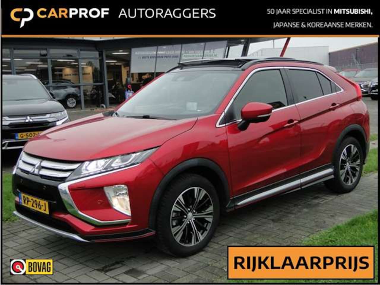 Mitsubishi Eclipse Cross - 1.5 Cvt Instyle Leer Schuifdak Trekhaak All-Season Automaat - AutoWereld.nl