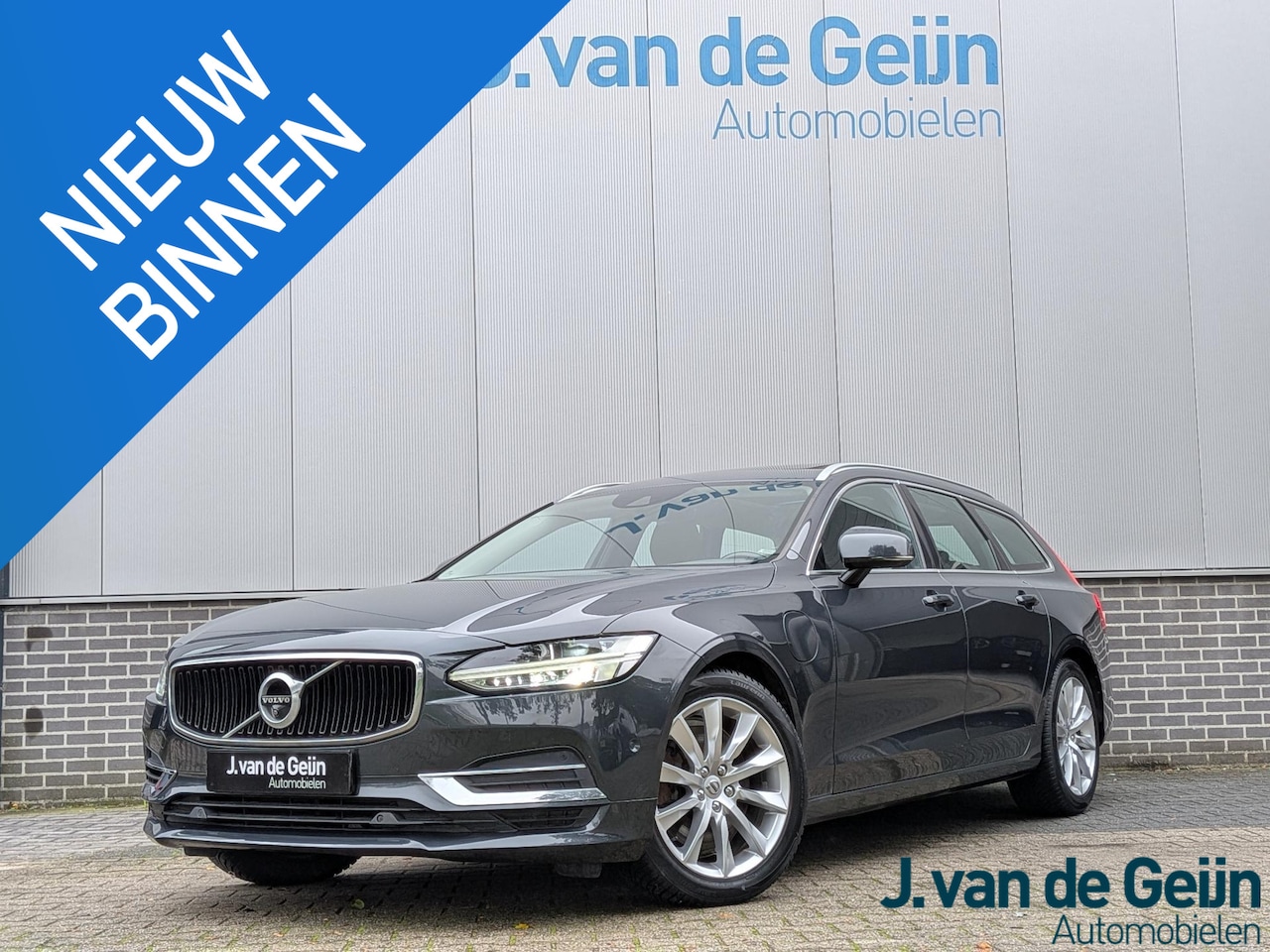 Volvo V90 - 2.0 T8 AWD Momentum | 1e Eig | 100% Dealer | Panorama | Leder | Keyless | Head Up - AutoWereld.nl