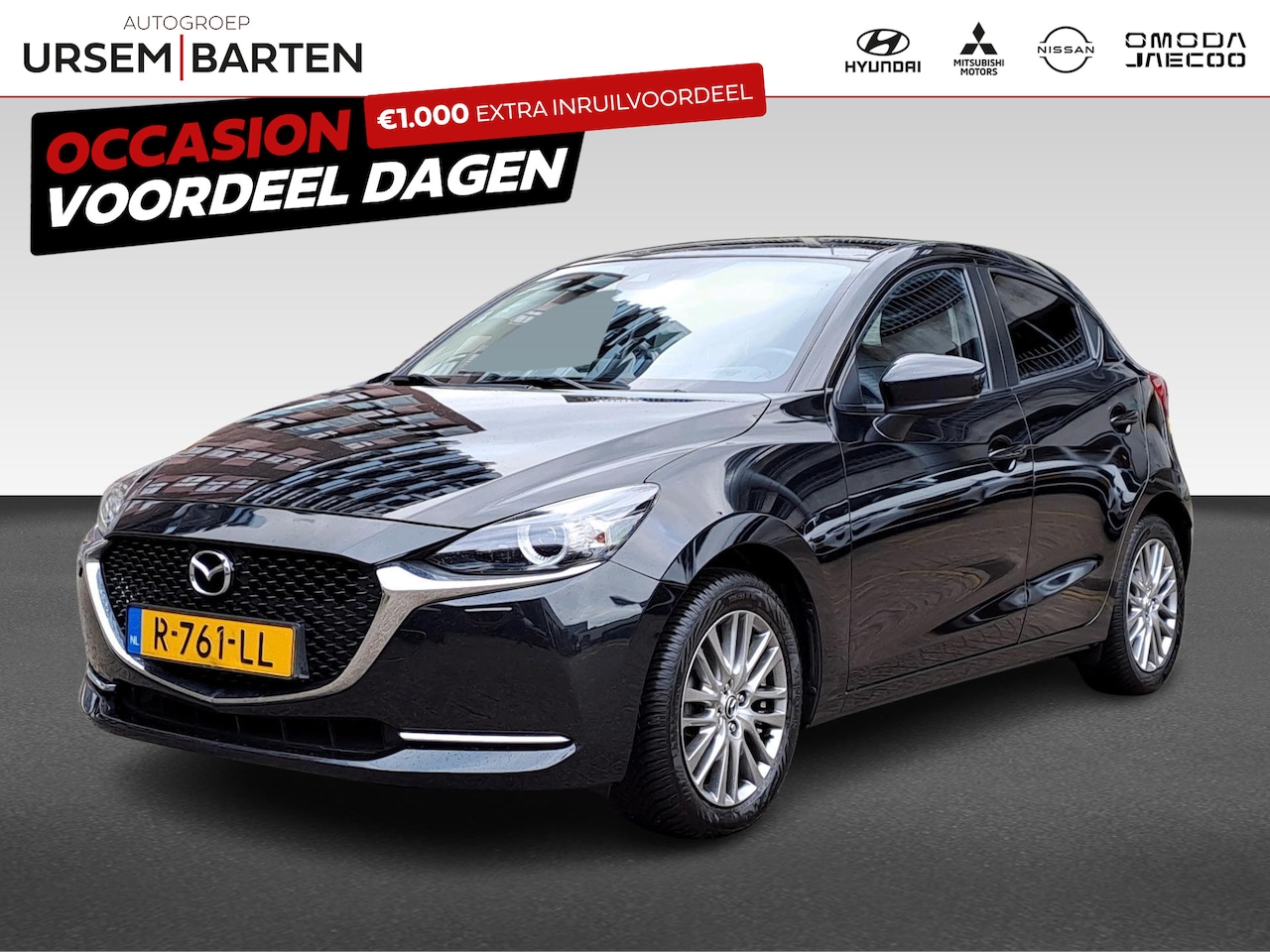 Mazda 2 - 1.5 SKYACTIV-G 90PK LUXURY NAVI CAMERA HUD LED ECC NAP - AutoWereld.nl