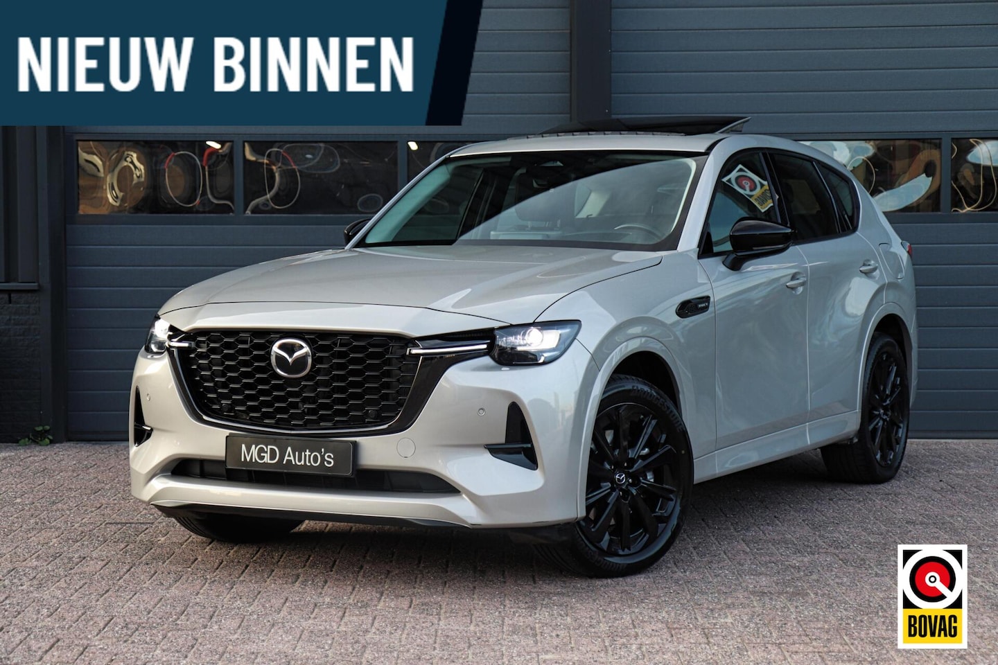 Mazda CX-60 - 2.5 e-SkyActiv PHEV Homura |LED|PANODAK|CAMERA|STOELVERW.|KEYLESS|CARPLAY|20 INCH|LEDER - AutoWereld.nl